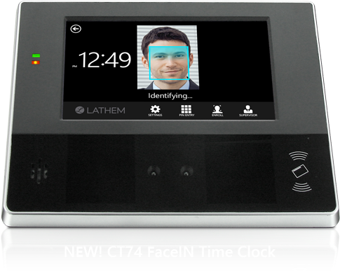 Biometric Time Clock System - Time Clock (500x400), Png Download