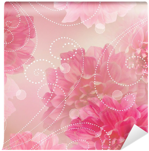 Flowers Abstract Design Art Background - Rose (400x400), Png Download