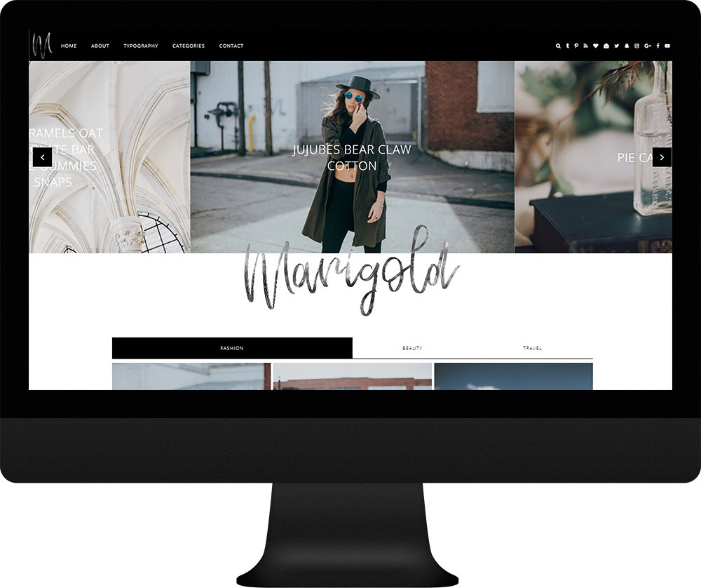 Responsive Blogger Template - Template (1000x838), Png Download