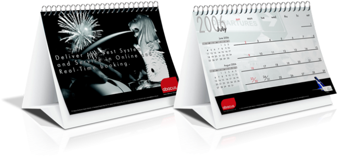 Abacus Calendar Design - Design (790x400), Png Download