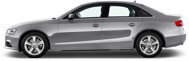 Audi A4 - Audi A4 Side View (640x480), Png Download