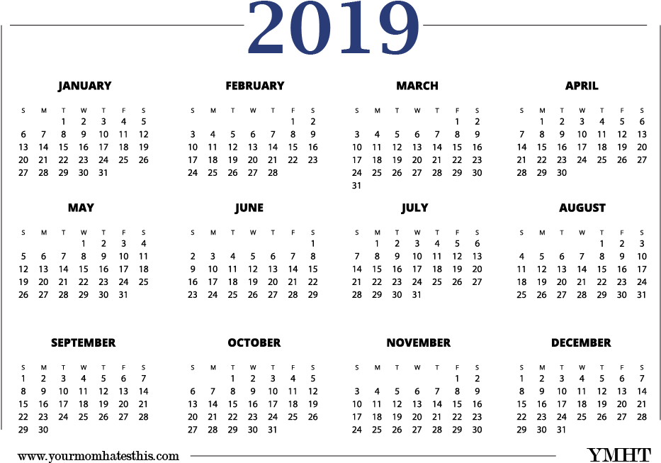 download 2019 calendar new transparent design excel yearly editable yearly calendar 2019