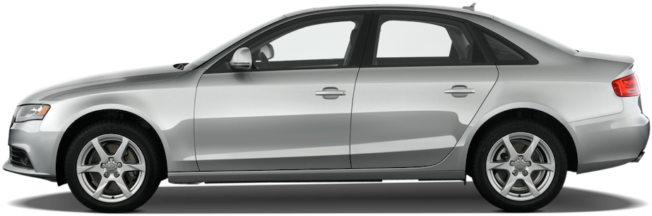 A4 Image - Audi A4 2009 Door (1000x550), Png Download