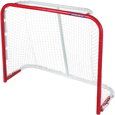 Authentic Metal Hockey Goal - Hockey (578x384), Png Download