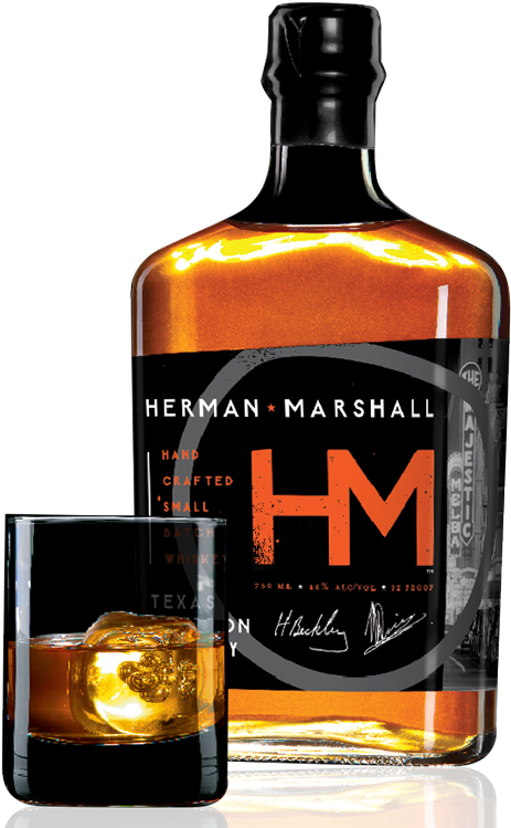 Hermanbottle Glass - Herman Marshall Whiskey (500x766), Png Download