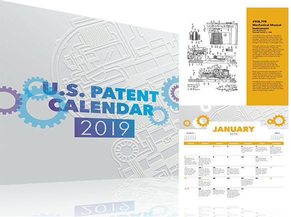 2019 Patent Calendar - Patent (581x434), Png Download
