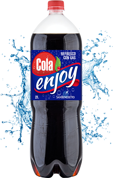 Enjoy Con Gas Refresco De Cola Con Gas, Envase De 2l - Sports Drink (450x650), Png Download