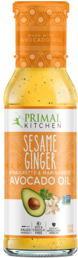 Sesame Ginger Vinaigrette & Marinade - Primal Kitchen Vinaigrette With Avocado Oil (600x600), Png Download