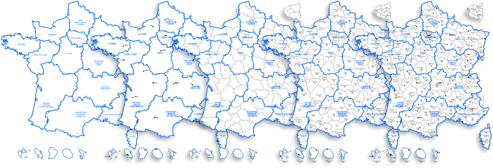 5 Maps Pack - France Home Country Mouse Pad Mousepad - Textured Navy (700x250), Png Download