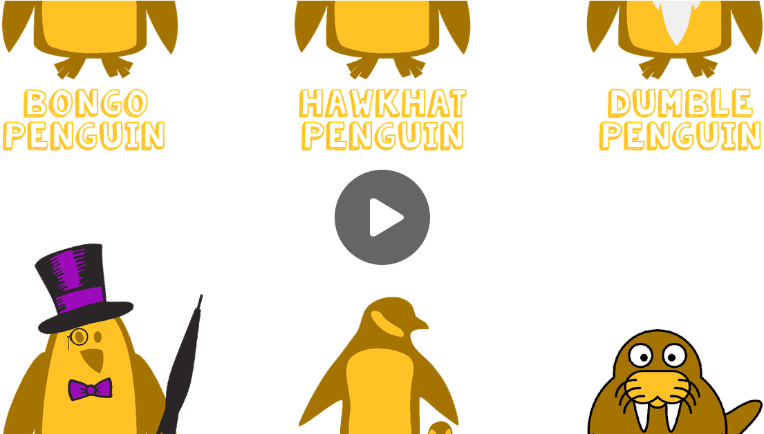 Bongoland Stream On Twitch - Cartoon Walrus Shower Curtain (1200x628), Png Download