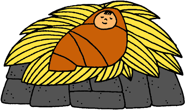 3 Birth Of Jesus - Complete Bible Story Clipart Book Birth (700x412), Png Download