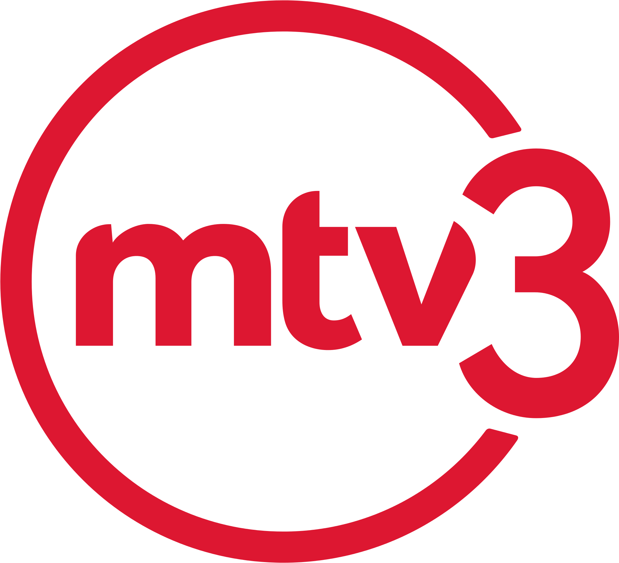 Mtv3 New Logo - Mtv3 Logo (2000x1816), Png Download