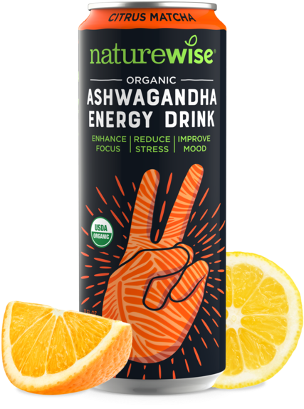 Naturewise Ashwagandha Energy Drink (600x600), Png Download