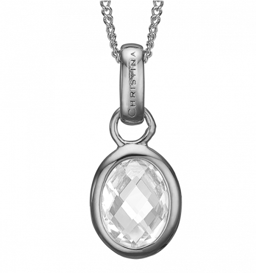 Crystal Dream Pendant With Big Stone - Christina Hanger 680-g09-55 (790x540), Png Download