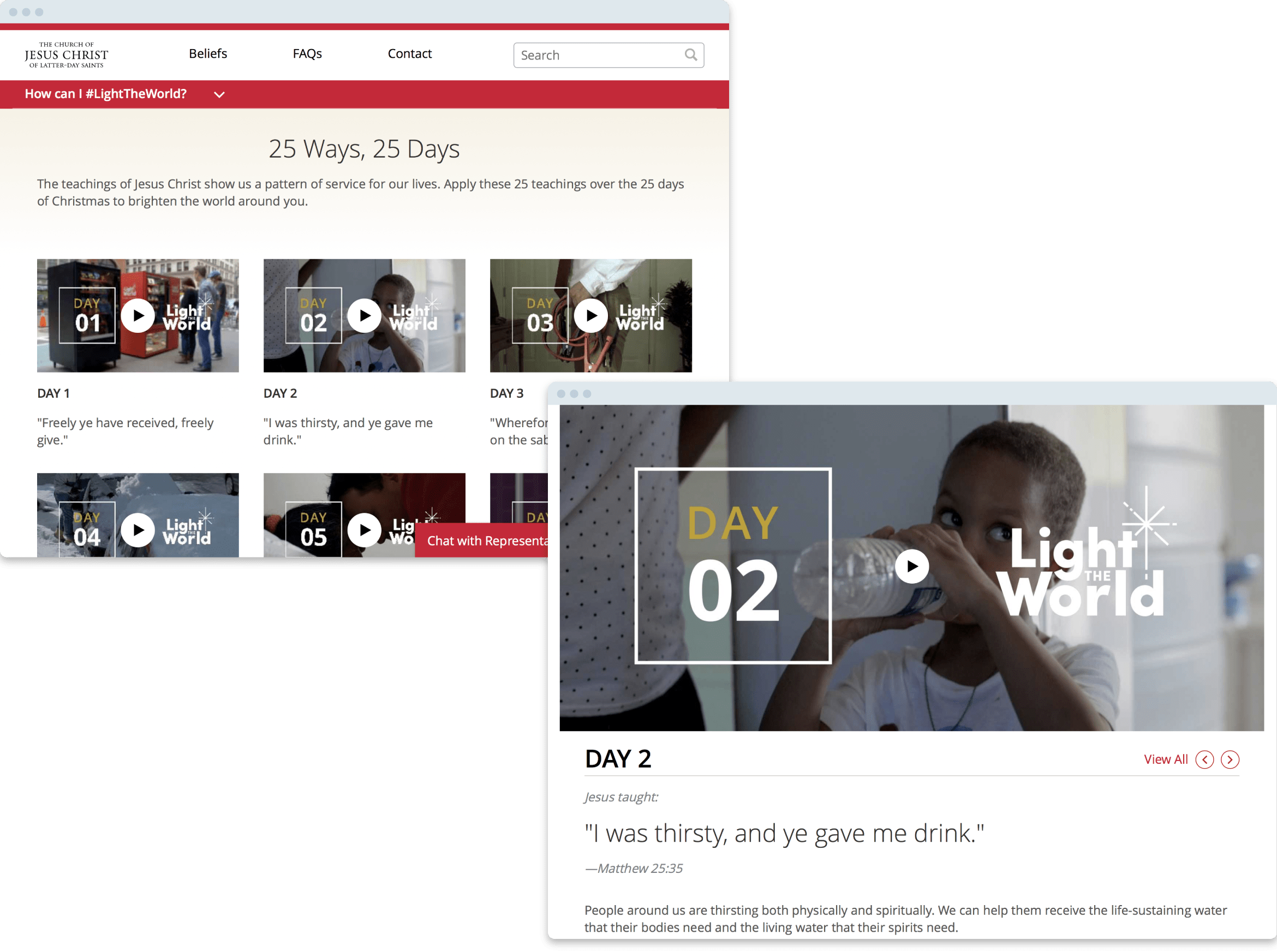 Each Day Of The Campaign Focused On A Different Way - Light (2340x1745), Png Download