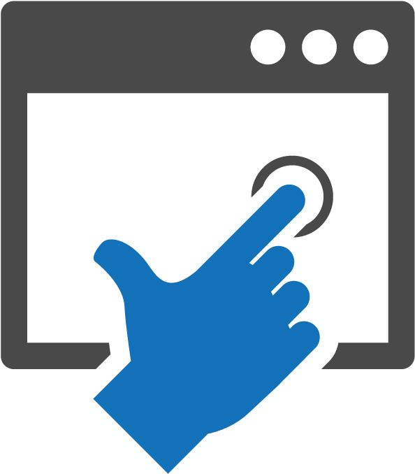 Zavanta Qualitydigest Icons - Click To Website Icon (878x803), Png Download