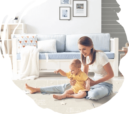 “a Happy Family Is But An Earlier Heaven - Play Mats & Gyms (524x466), Png Download