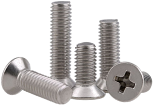 100pcs Stainless Steel Flat Head Screws - Screw (400x400), Png Download
