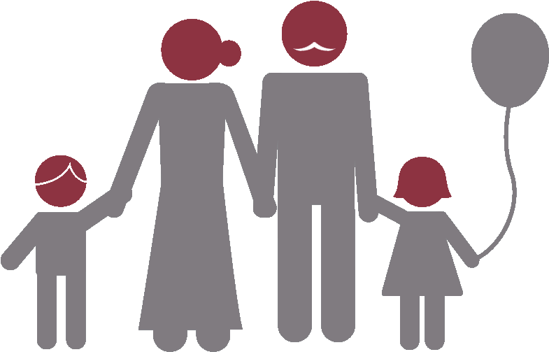 Happy Family 1 Color - Stop Sign (800x800), Png Download