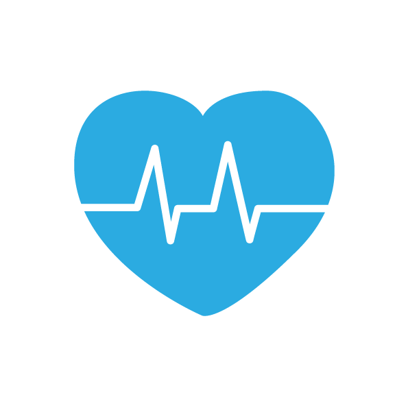 70% - Corazon Con Frecuencia Cardiaca (600x600), Png Download