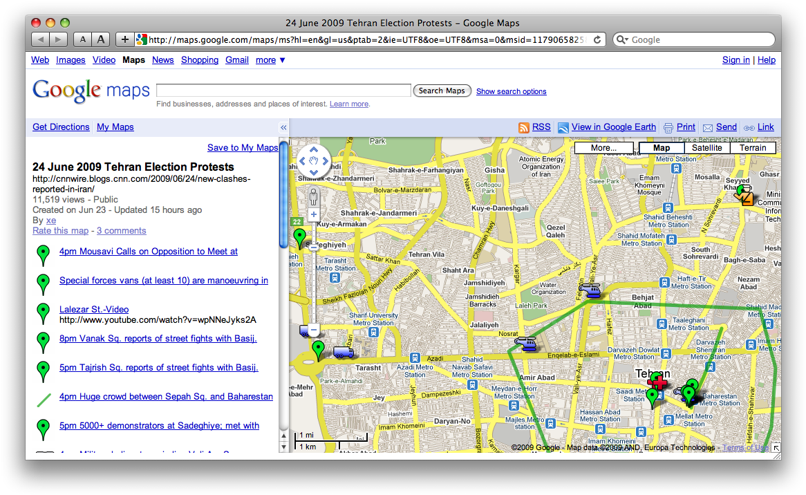 Google Map Iran (1173x723), Png Download