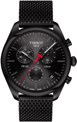 Tissot Pr 100 Chronograph - Tissot Pr 100 Chronograph T101 417.33 051.00 (800x445), Png Download