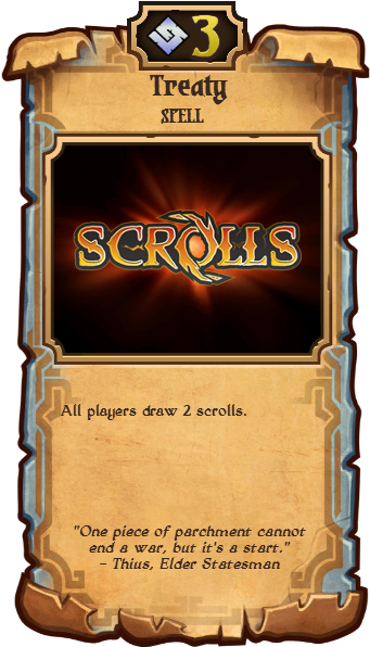 O Close Ranks Reddye P13 O Eternal Sword Guywithscrolls - Mojang Scrolls Bunny Deck (350x600), Png Download