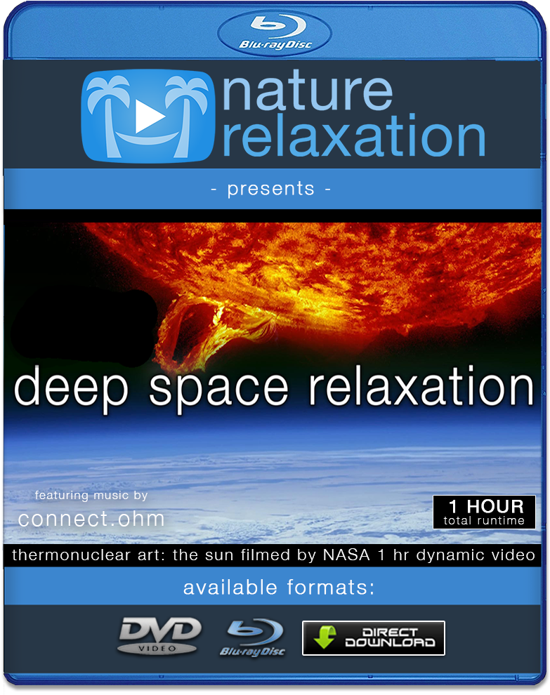 "deep Space Relaxation" The Sun 1 Hr Dynamic 4k Video - 4k Resolution (1000x1000), Png Download