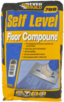 708 Self Level Compound Sel20 - Everbuild Self Level Compound 20kg (370x370), Png Download