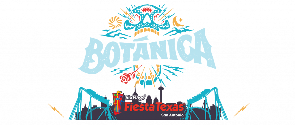 The Inaugural Botanica Music Festival Takes Place March - Six Flags Fiesta Texas Frame (1024x434), Png Download