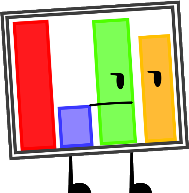 Bar Chart Season 2 Pose - Bar Chart Bfdi (620x628), Png Download