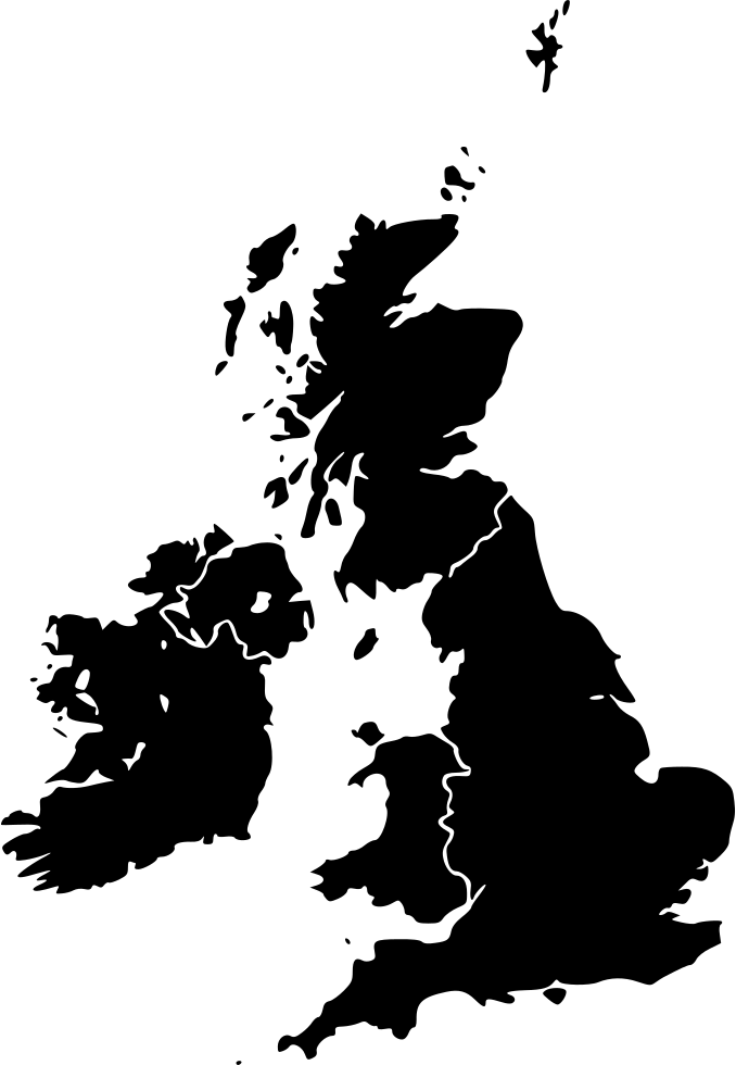 United Kingdom - - Shape Of United Kingdom (678x980), Png Download
