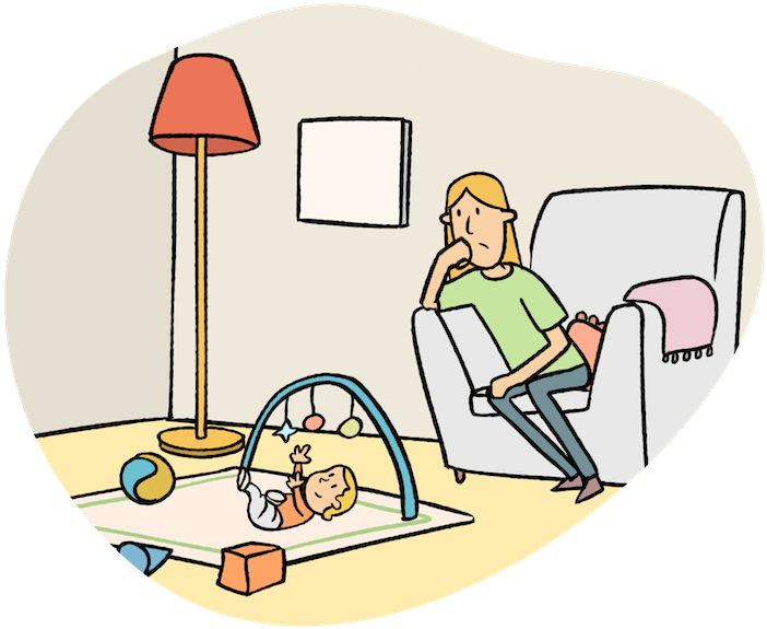 Effects Of Mental Illness - Cartoon (800x800), Png Download