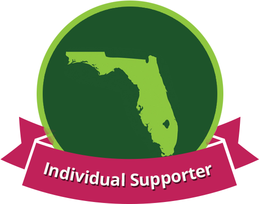 Individual Supporter - Florida Fl Home State Mag-neato's Car Vinyl Magnet (544x443), Png Download