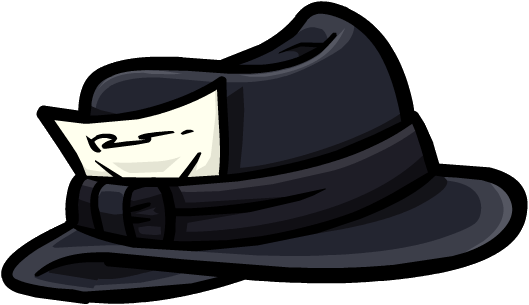 Press Cap - Club Penguin Press Hat (529x305), Png Download