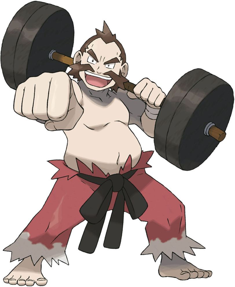 Hgss Chuck - Chuck Pokemon Png (821x1000), Png Download
