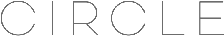 Circle Logo Wordmark Black - Circle (1000x361), Png Download