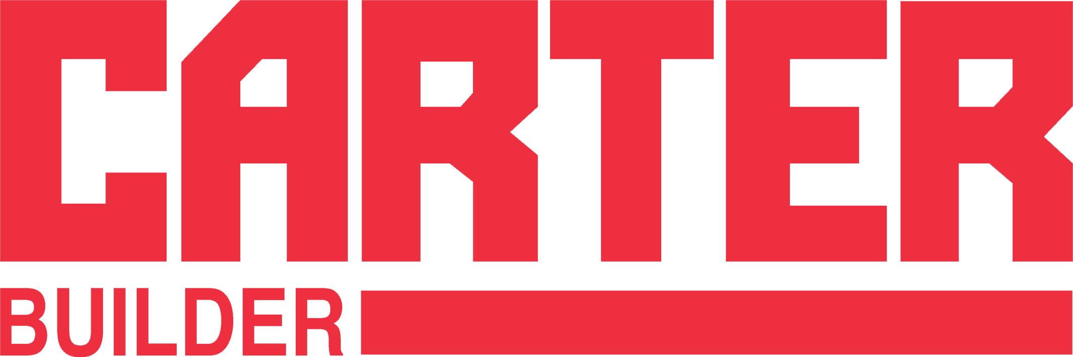 Rg Carter Construction Logo (2126x708), Png Download