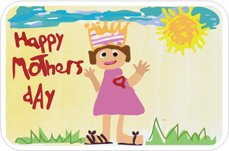 Happy Mother Day Hmd - Illustration (490x317), Png Download
