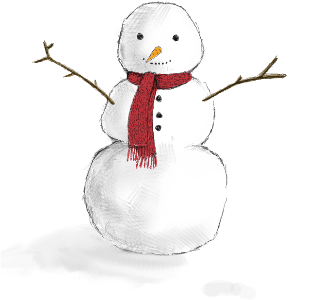 If You Want To Have A Go At This Tutorial, Please Post - Snowman (667x731), Png Download