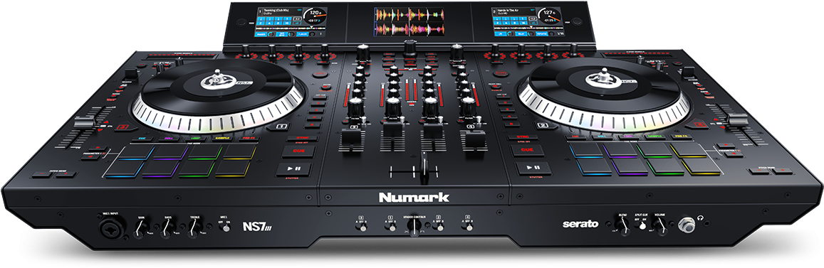 Numark Ns7iii Dj Controller - Numark Ns7 Iii 4 Deck Serato Controller (1200x750), Png Download