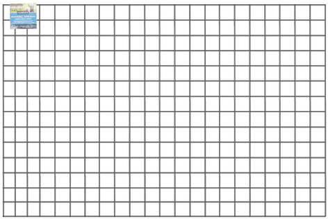 Wire Mesh Panels 1800x1200mm 75 X 75mm - Write The Inequality For The Graph Shown Below (500x340), Png Download