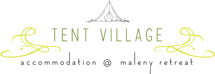 Maleny Retreat Offers 20 Permanent Tents Available - Maleny Retreat (720x245), Png Download