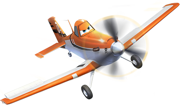 Com A Ajuda De Seu Mentor Skipper, O Pequeno Avião - Planes Dusty (600x350), Png Download