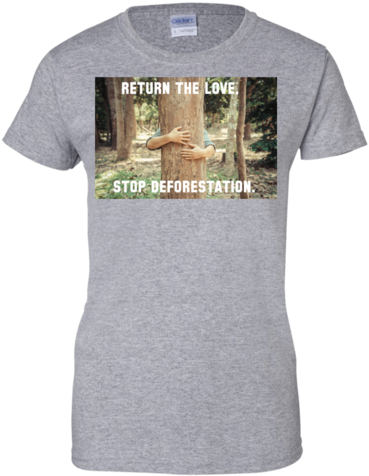 Return The Love, Stop Deforestation - Donald Trump Build The Wall 2016 Shirt - (480x480), Png Download