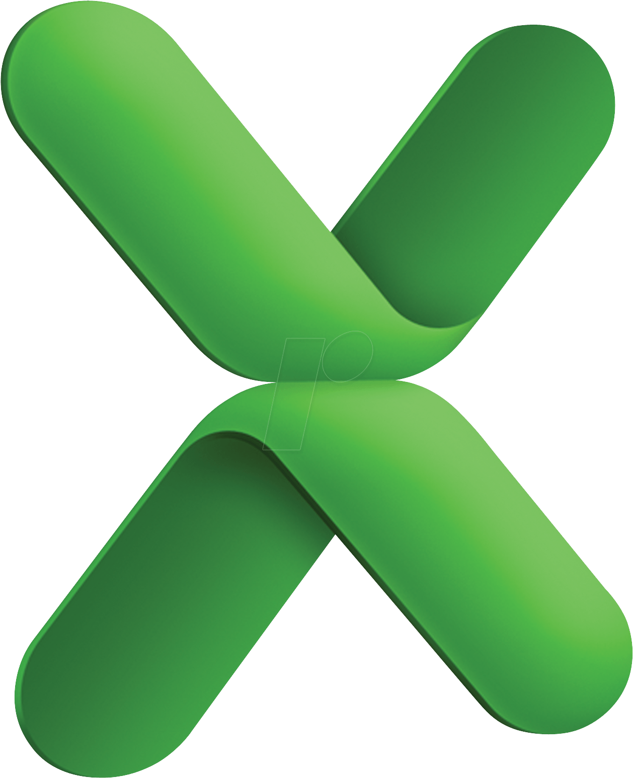 Excel Logo Cliparts - Microsoft Excel Logo Mac (1264x1560), Png Download