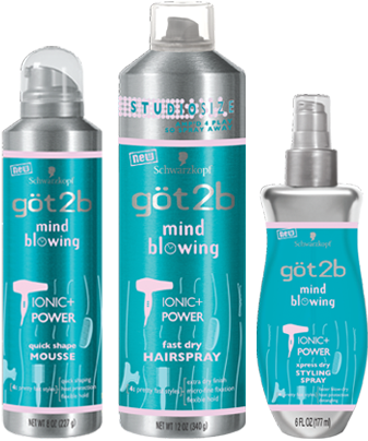 Mind Blowing Is Designed To Attain Perfect Blow Outs, - G T2b Got2b Mind Blowing Ionic+ Xpress Dry Styling (480x540), Png Download