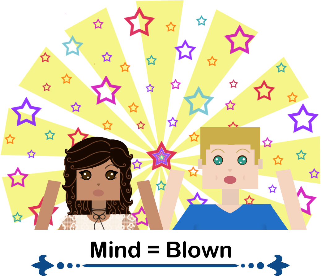 Vega & Meg Mind Blown V1 - Steemit (1332x924), Png Download