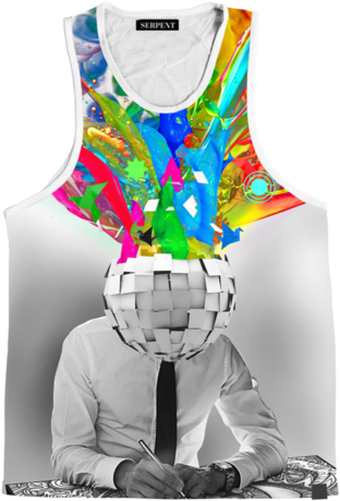 Mind Blown Vest - Human Hair Color (480x480), Png Download