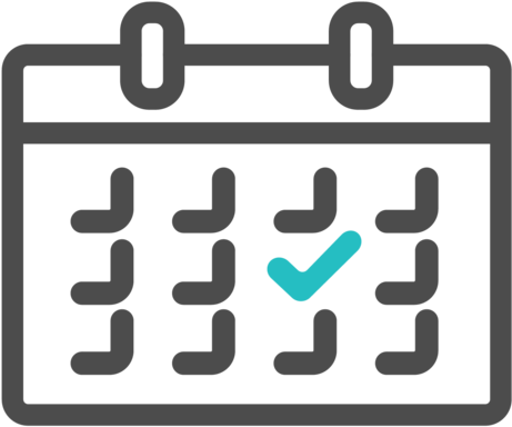 Ajpicard 4stepsicons Design5 Grayturquoise-03 - Calendar (1000x1000), Png Download